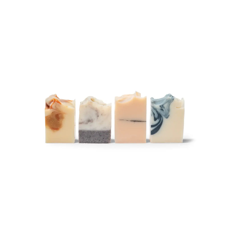 Proefset van 4 Azur Bodybars - cadeauset natuurlijke zeep