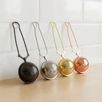 Duurzame zilveren thee infuser voor een pure theebeleving