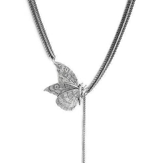 Vlinderketting verzilverd - Lotta Djossou Paris