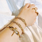 Gouden Kleine Libelle Armband – Lotta Djossou Paris