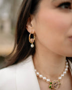 Vintage Rose & Pearl Creolen – Bill Skinner