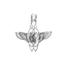 Kever oorhangers zilver - Lotta Djossou Paris