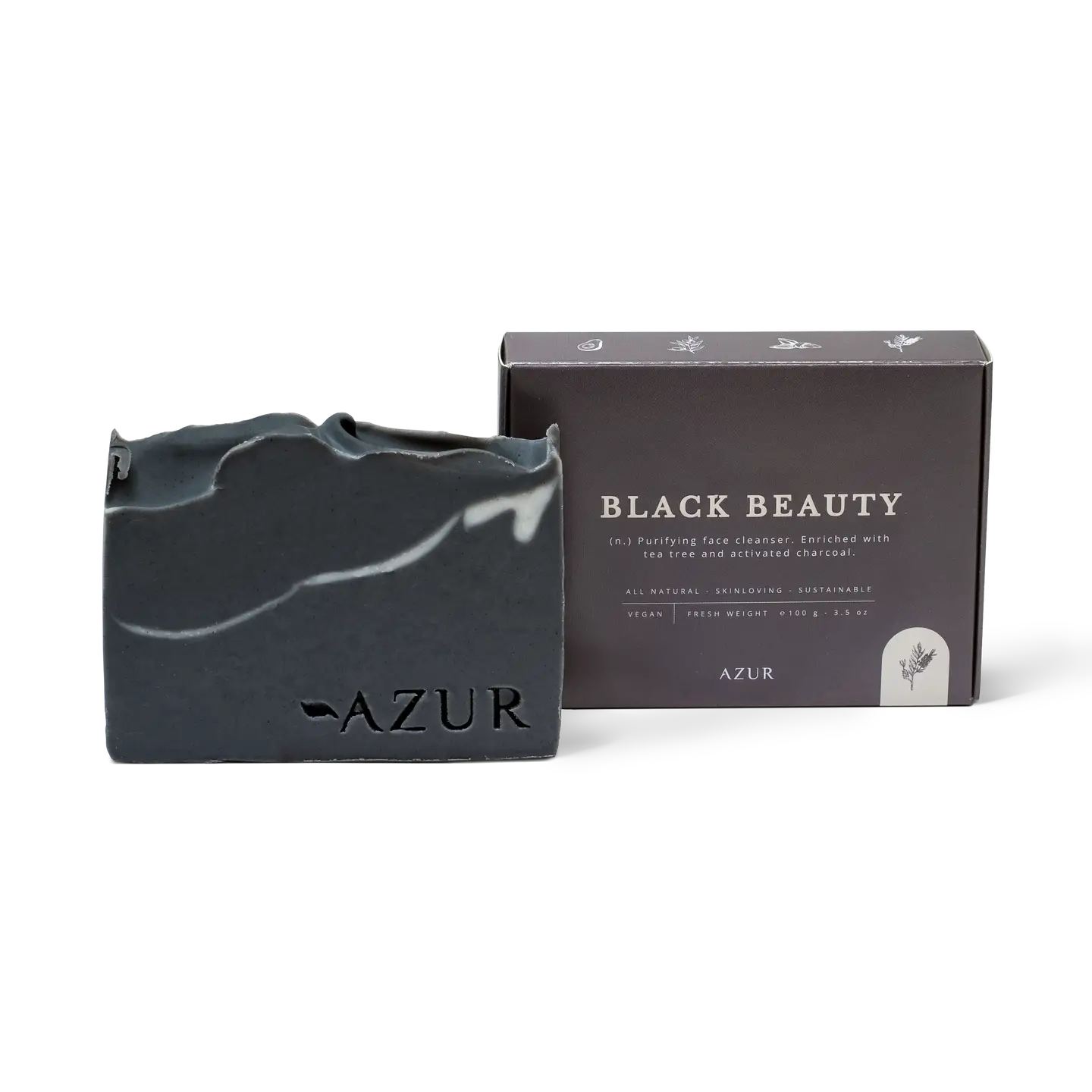Black Beauty Bodybar natuurlijke zeep met actieve kool