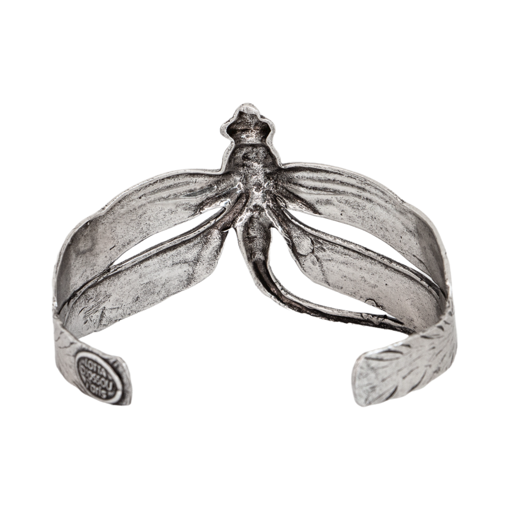 Libelle armband verzilverd - Lotta Djossou Paris