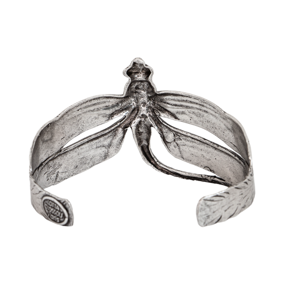 Libelle armband verzilverd - Lotta Djossou Paris