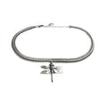 Libelle Choker Zilver – Lotta Djossou Paris