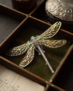 Plique-à-jour libellebroche - Bill Skinner