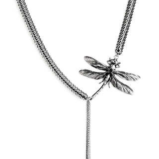 Zilveren Libelle Ketting – Lotta Djossou Paris