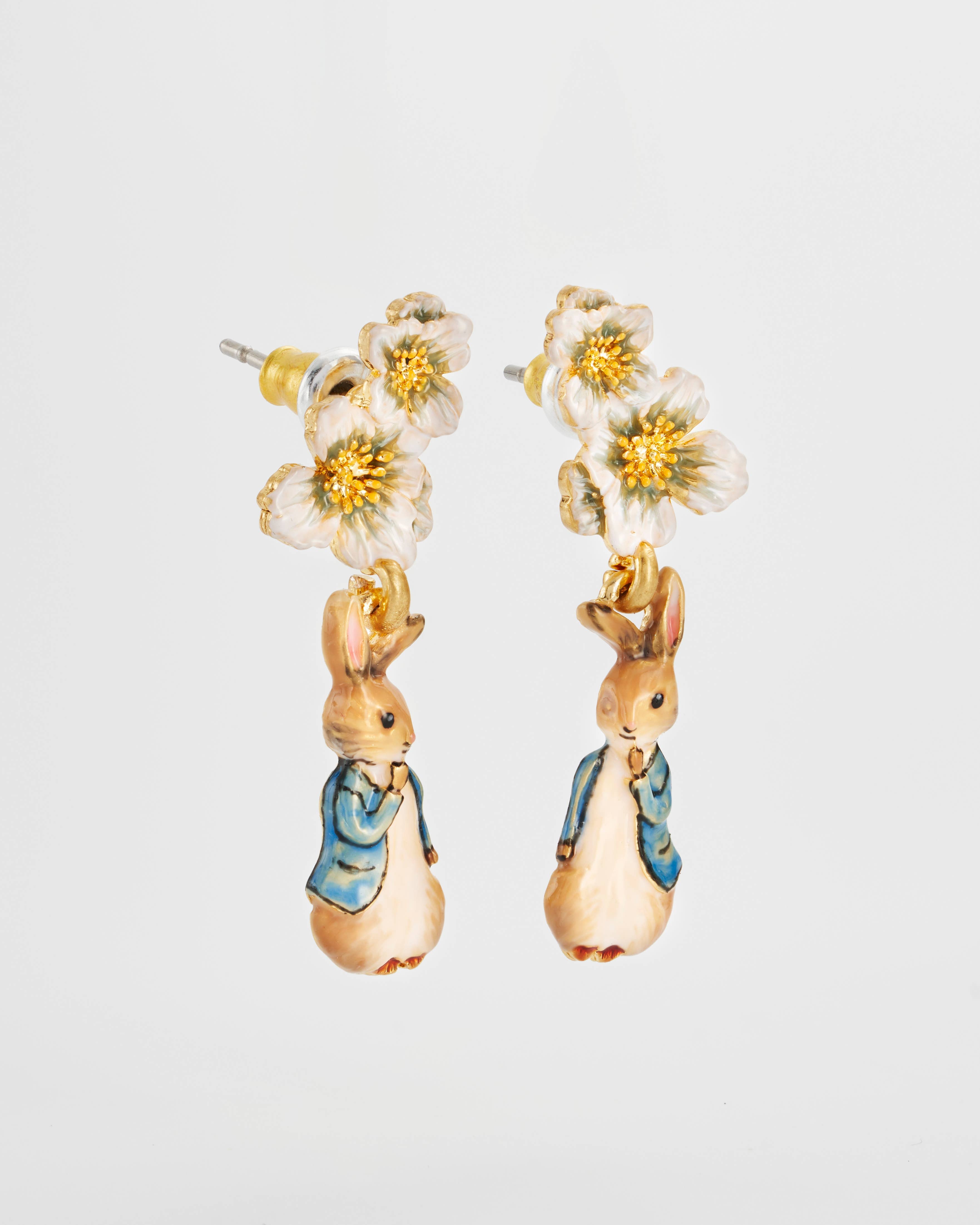 Peter Rabbit Bloesem Oorbellen – Fable England