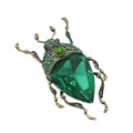 Vintage groene insectenbroche - Bill Skinner