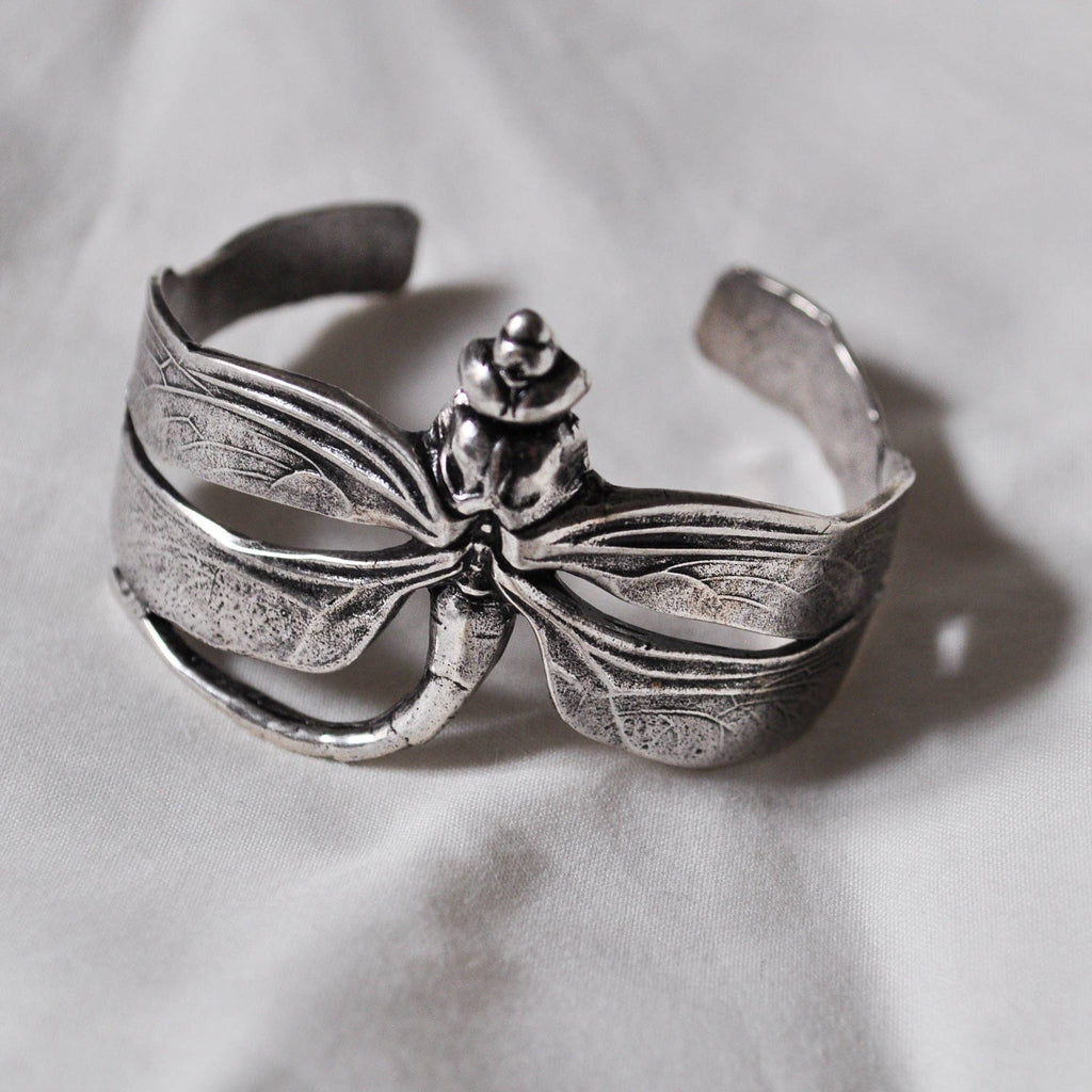 Libelle armband verzilverd - Lotta Djossou Paris