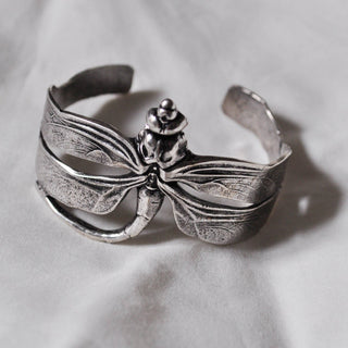 Libelle armband verzilverd - Lotta Djossou Paris