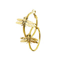 Gouden Libelle Creolen – Lotta Djossou Paris