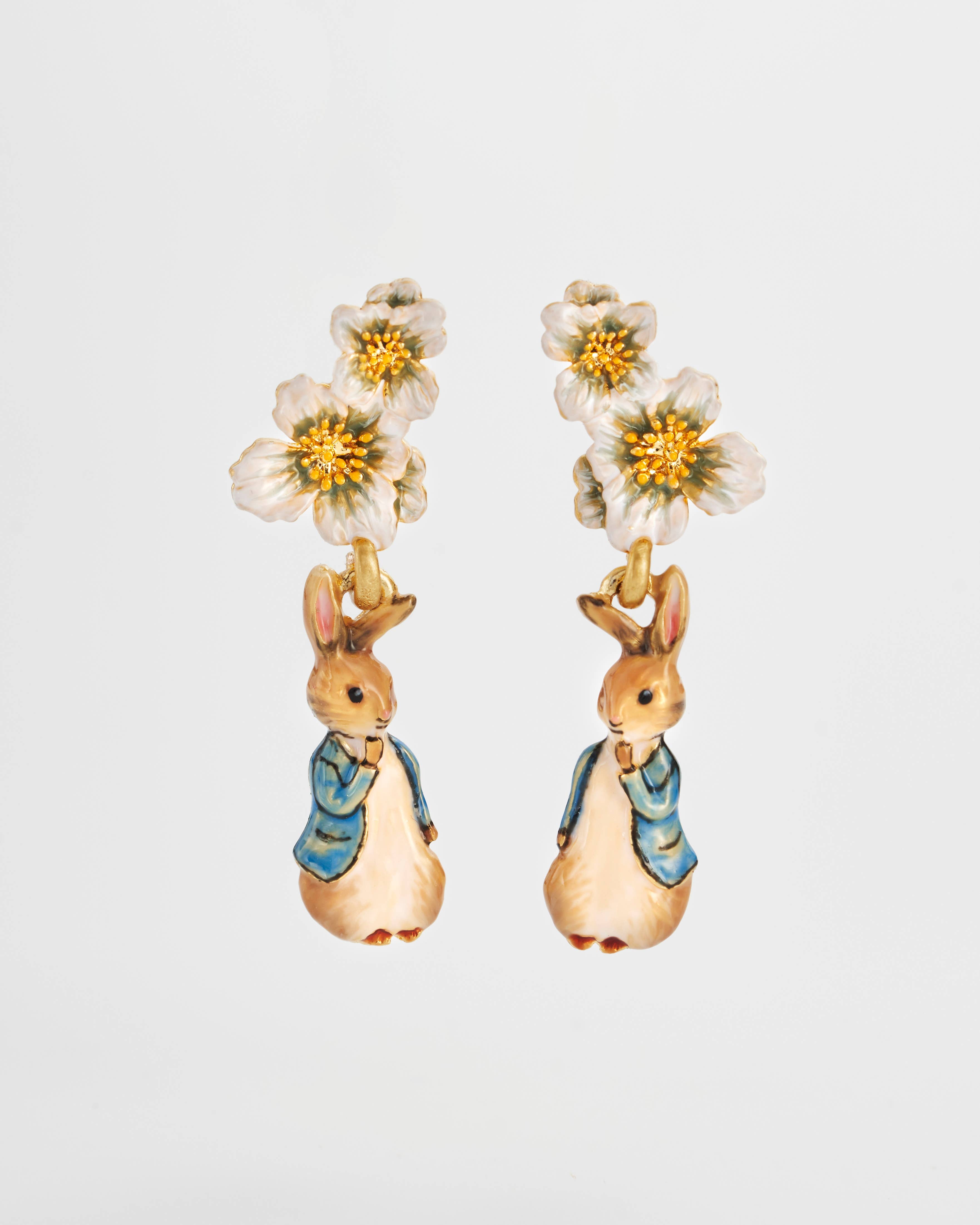 Peter Rabbit Bloesem Oorbellen – Fable England
