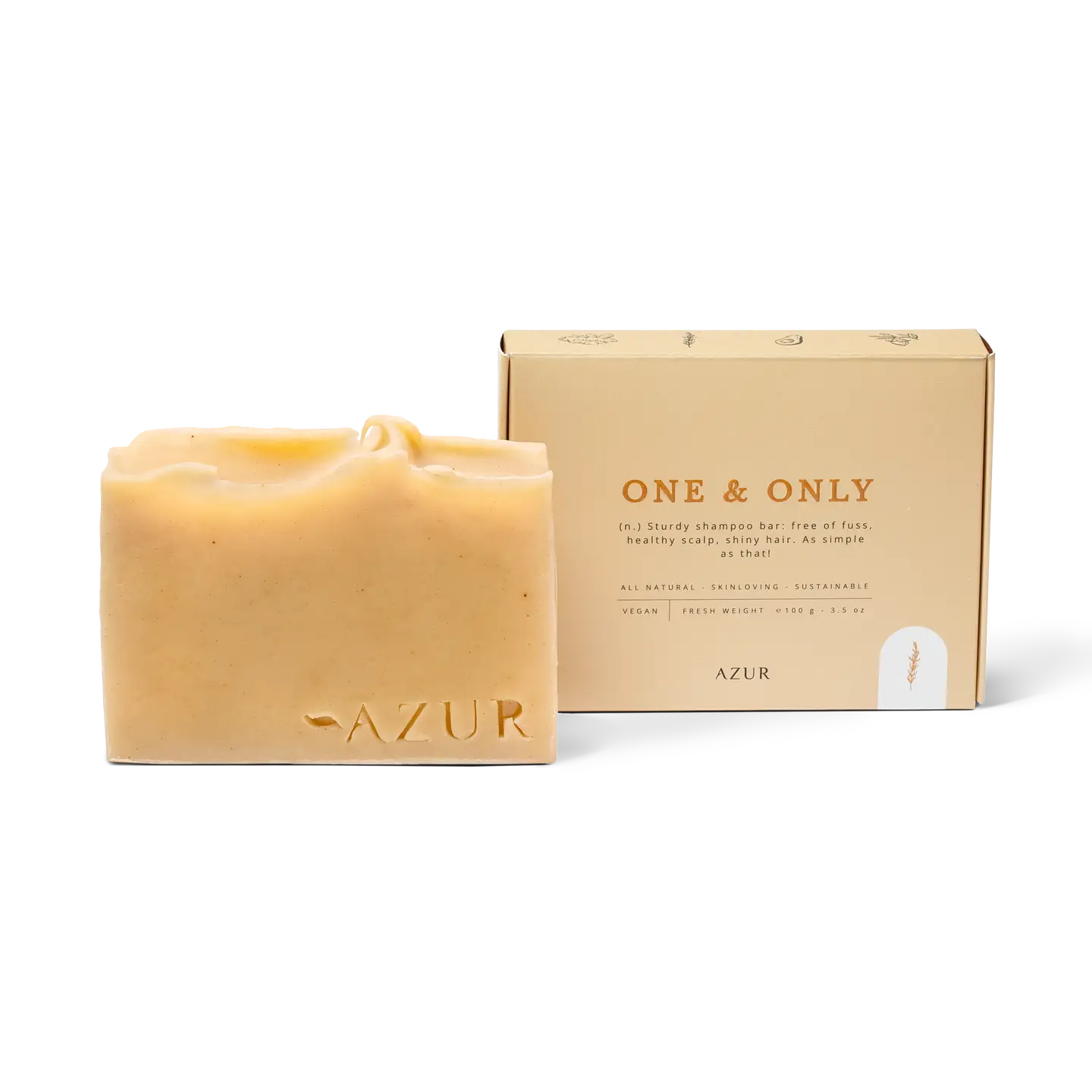 One and Only Shampoo Bar natuurlijke haarzeep met rozemarijn en cederhout