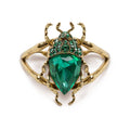 Vintage Groene Kever Ring - Bill Skinner