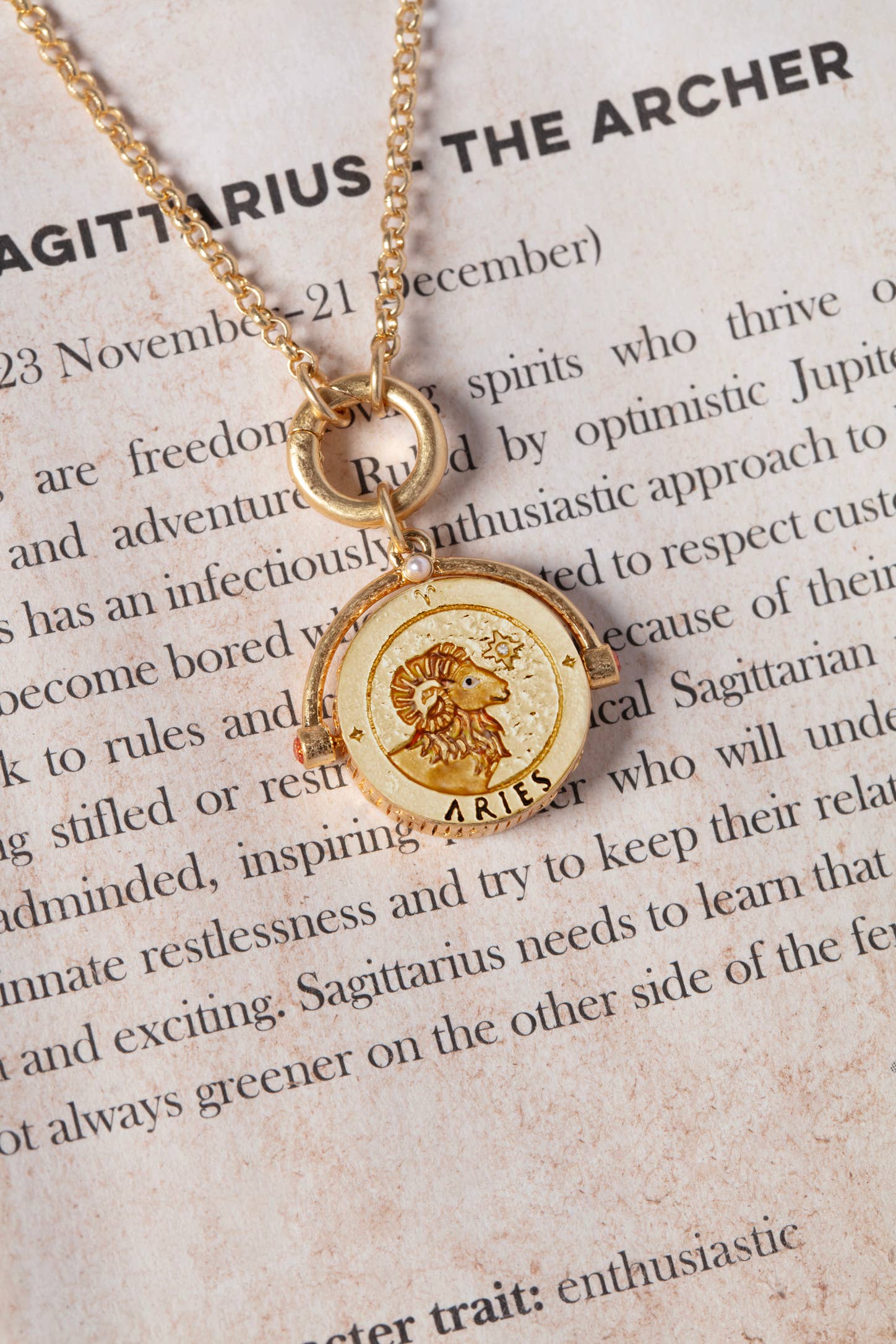 Ram-sterrenbeeld spinnerketting