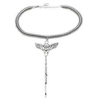 Zilveren Kever Choker – Lotta Djossou Paris