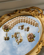 Vintage Rose & Pearl Creolen – Bill Skinner