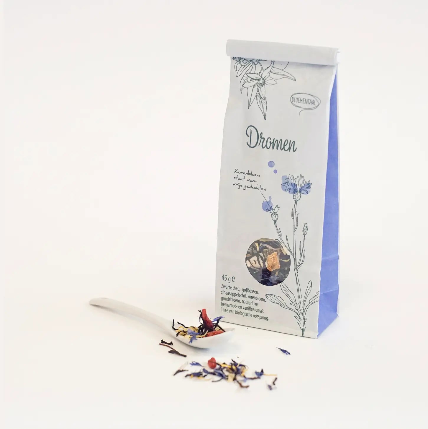 Dromen Schenken biologische zwarte thee met bloemen en bergamot