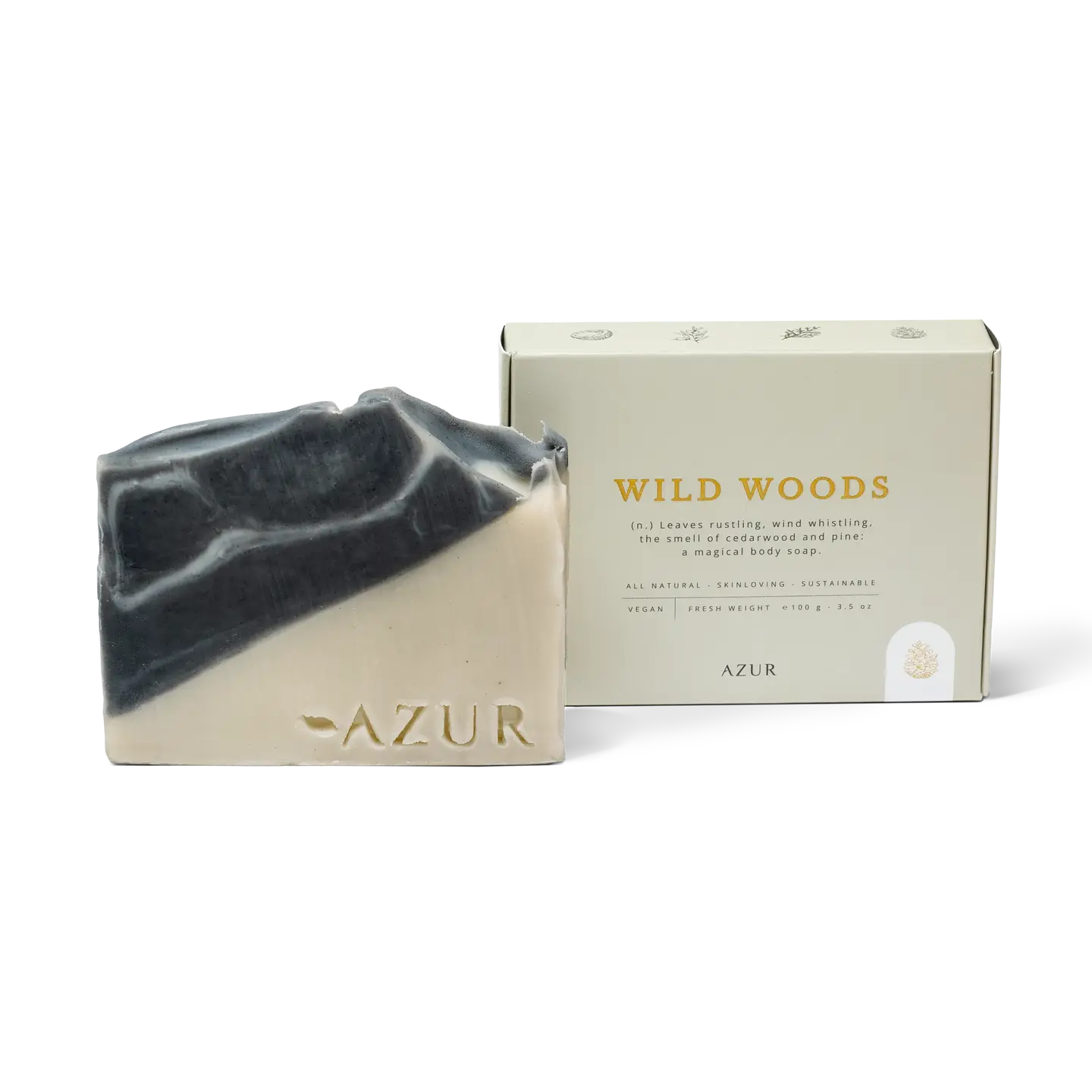 Wild Woods Bodybar natuurlijke zeep met dennennaalden en cederhout