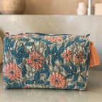 Toilettas Large - Gouden Bloem